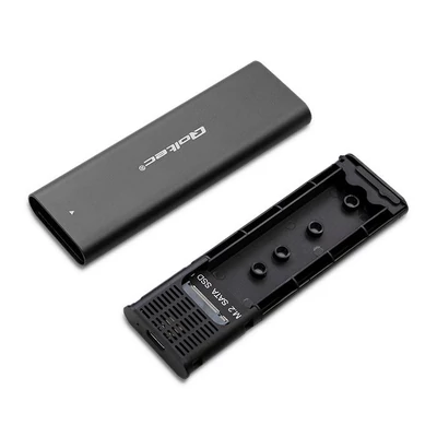 Kép 6/9 - Qoltec USB3.1 Enclosure for M.2 SATA SSD Black