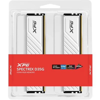 Kép 6/6 - A-Data 32GB DDR4 3600MHz Kit(2x16GB) XPG Spectrix D35G RGB White