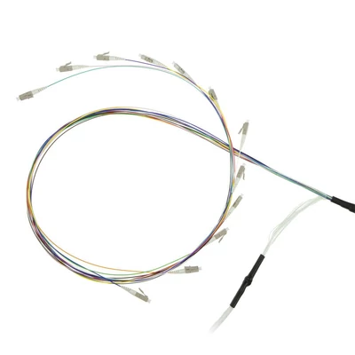 Kép 3/7 - ACT Multimode 50/125 OM3 indoor/outdoor cable 12 fibers with LC connectors 20m Black