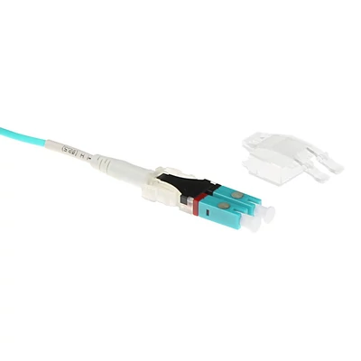 Kép 2/2 - ACT Multimode 50/125 OM3 Polarity Twist fiber cable with LC connectors 15m Blue