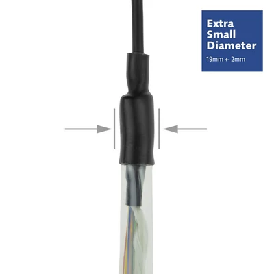 Kép 6/7 - ACT Multimode 50/125 OM4 indoor/outdoor cable 24 fibers with LC connectors 80m Black