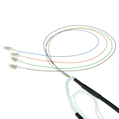 Kép 3/7 - ACT Multimode 50/125 OM4 indoor/outdoor cable 4 fibers with LC connectors 300m Black