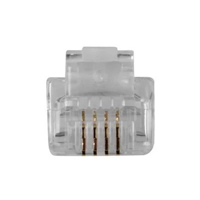 Kép 3/5 - ACT RJ11 (6P/4C) modulaire connector for round cable with solid conductors