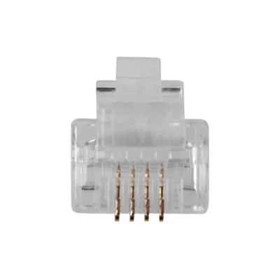 Kép 4/6 - ACT RJ11 (6P/4C) modulaire connector for round cable with stranded conductors