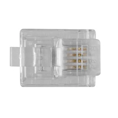 Kép 6/6 - ACT RJ11 (6P/4C) modulaire connector for round cable with stranded conductors