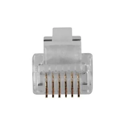 Kép 4/6 - ACT RJ12 (6P/6C) modulaire connector for round cable with solid conductors