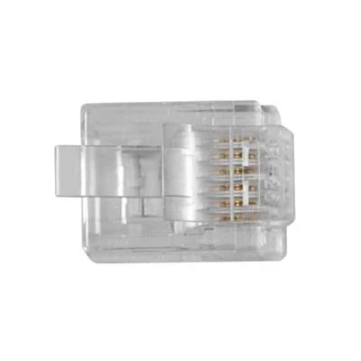 Kép 6/6 - ACT RJ12 (6P/6C) modulaire connector for round cable with stranded conductors