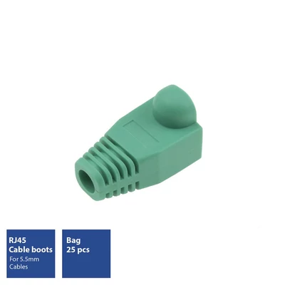 Kép 2/6 - ACT RJ45 boot for 5.5 mm cable Green