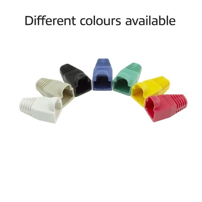 Kép 6/6 - ACT RJ45 boot for 6.5 mm cable Red
