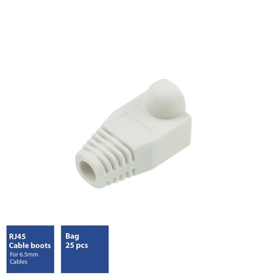 Kép 2/6 - ACT RJ45 boot for 6.5 mm cable White