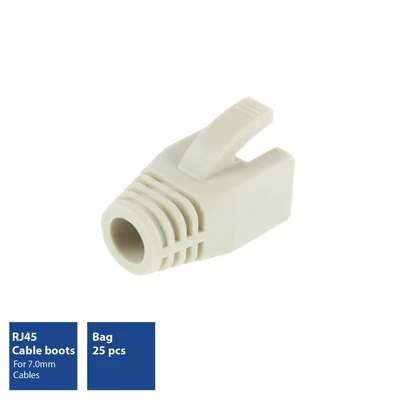 Kép 2/6 - ACT RJ45 boot for 7.0 mm cable Grey