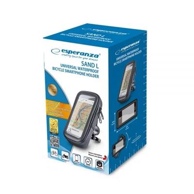 Kép 2/2 - Esperanza EMH115 Sand L Universal waterproof bicycle mount Black