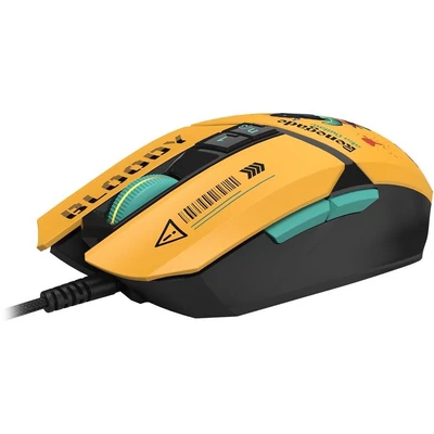 Kép 3/4 - A4-Tech Bloody W63 Max Renegade Sunset RGB Gaming mouse Orange