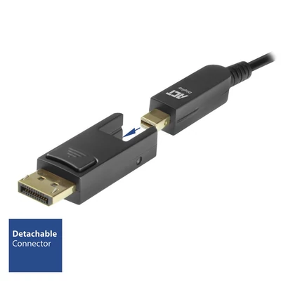 Kép 3/6 - ACT DisplayPort Active Optical Cable 8K DisplayPort male to DisplayPort male 30m Black