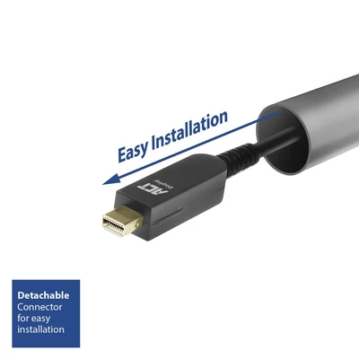 Kép 4/6 - ACT DisplayPort Active Optical Cable 8K DisplayPort male to DisplayPort male 30m Black