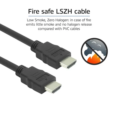 Kép 4/6 - ACT HDMI 4K LSZH Premium High Speed cable v2.0 HDMI-A male to HDMI-A male 5m Black