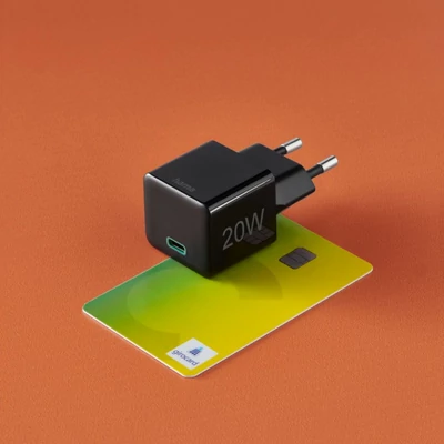 Kép 3/4 - Hama Hálózati Adapter USB Type-C Mini PD QC 20W Black
