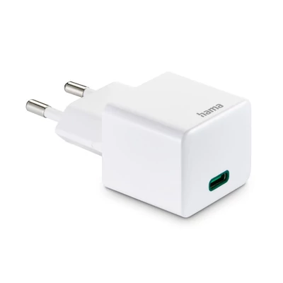 Kép 2/4 - Hama Hálózati adapter USB Type-C Mini PD QC 20W White