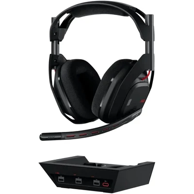 Kép 2/7 - Logitech Astro A50 Gen 5 Wireless Gaming Headset + Base Station Black