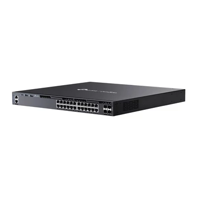 Kép 2/5 - TP-Link SG6428XHP Omada 24-Port Gigabit Stackable L3 Managed PoE+ Switch with 4 10G Slots