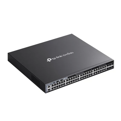 Kép 4/5 - TP-Link SG6654X Omada 48-Port Gigabit Stackable L3 Managed Switch with 6 10G Slots