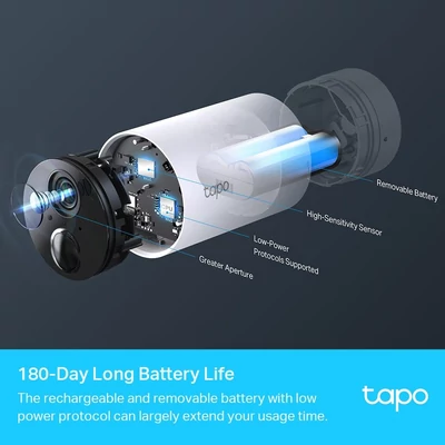 Kép 2/3 - TP-Link Tapo C400S2 Okos vezeték nélküli kamera rendszer 1080P (2-Pack)