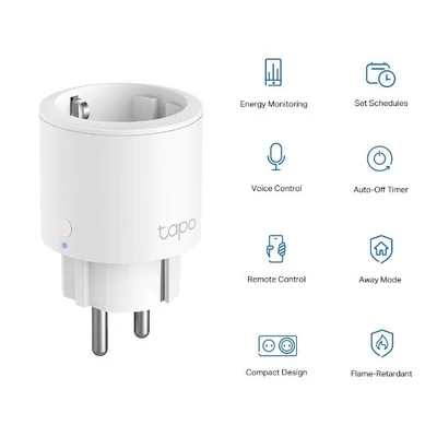 Kép 3/3 - TP-Link Tapo P115 Mini Smart Wi-Fi Socket, Energy Monitoring (4PCS)