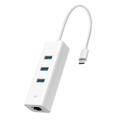 Kép 2/3 - TP-Link UE330C USB Type-C 3-Port Hub & Gigabit Ethernet Adapter