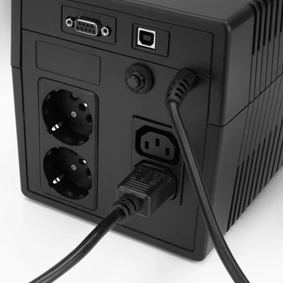 Kép 3/4 - ACT Powercord C13 - C14 4m Black