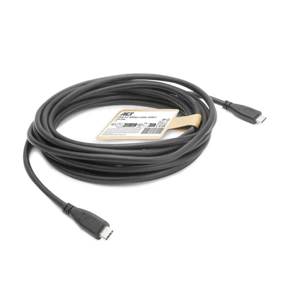 Kép 3/6 - ACT USB-C to USB-C cable 5m Black