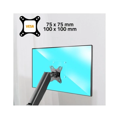 Kép 3/12 - Advance MecaMount Single 17"-32" Monitor Console Black