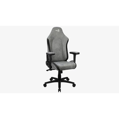 Kép 2/8 - Aerocool CROWN AeroSuede Gaming Chair Stone Grey