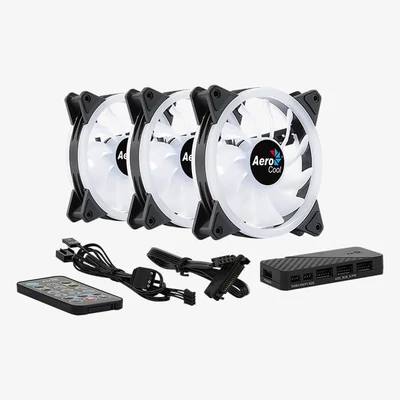 Kép 2/7 - Aerocool Duo 12 Pro 12CM ARGB FANS