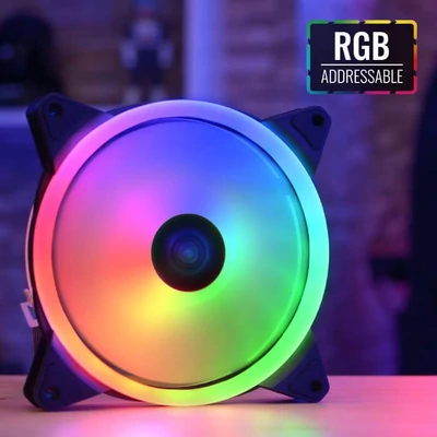 Kép 3/7 - Aerocool Duo 14 14CM RGB PC FAN