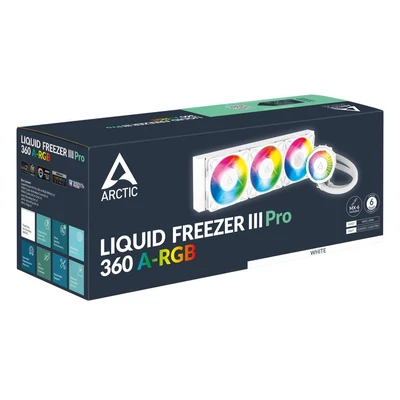 Kép 6/6 - Arctic Liquid Freezer III Pro 360 A-RGB White