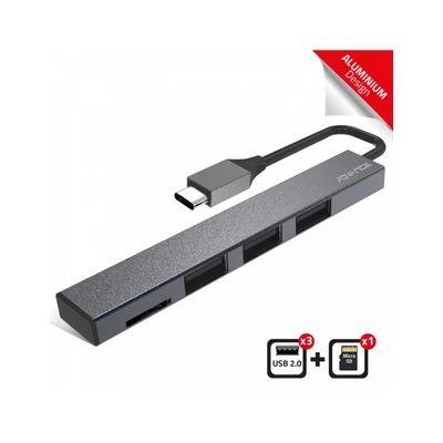 Advance Xpand Smart 2in1 USB2.0 Card Reader Grey