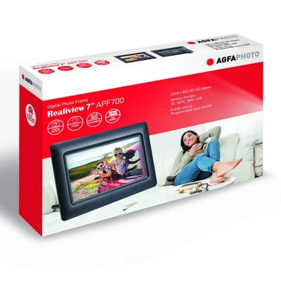Kép 4/5 - Agfa APF700 Digitális képkeret 7" Black