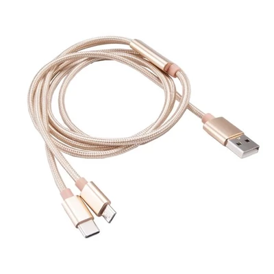 Kép 2/3 - Akasa AK-CBUB42-12GL Double convenience charge Micro-B or Type-C device Data sync via Type-C connector