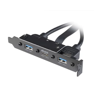 Kép 2/5 - Akasa USB 3.1 Gen 2 internal adapter cable with dual Gen 1 Type-A ports