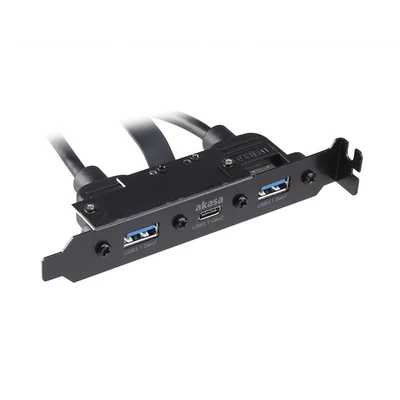 Kép 3/5 - Akasa USB 3.1 Gen 2 internal adapter cable with dual Gen 1 Type-A ports