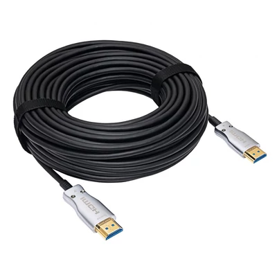 Kép 2/2 - Akyga AK-HD-200L HDMI ver. 2.1 optikai AOC cable 20m Black/Grey