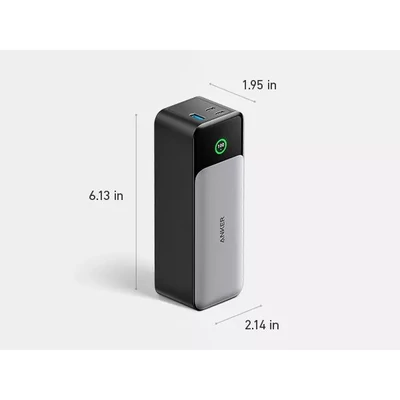 Kép 2/4 - ANKER 24000mAh PowerBank Black/Silver
