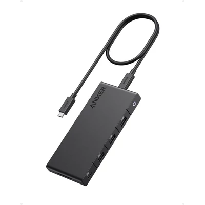 Kép 2/2 - ANKER 364 USB-C Hub (10-in-1, Dual 4K HDMI) Black