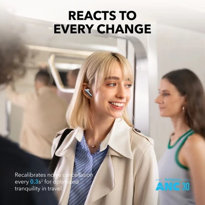 Kép 4/6 - ANKER Soundcore Liberty 4 Pro Noise Cancelling True-Wireless Earbuds White