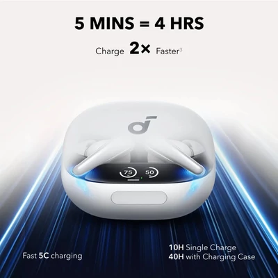 Kép 6/6 - ANKER Soundcore Liberty 4 Pro Noise Cancelling True-Wireless Earbuds White