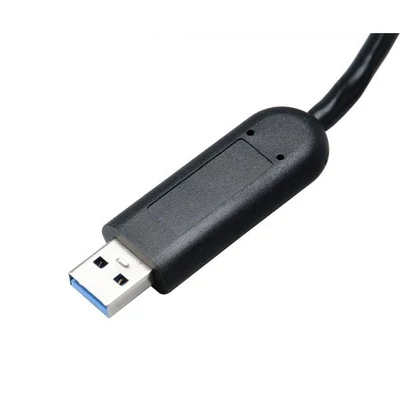 Kép 4/4 - Akasa Connect 4SX Four port USB 3.0 Hub Black