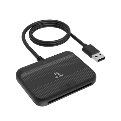 Kép 2/4 - Akasa External Electronic ID and SmartCard Reader