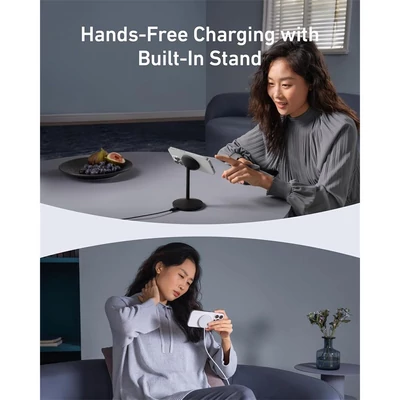 Kép 3/6 - ANKER MagGo Wireless Charger 15W Black