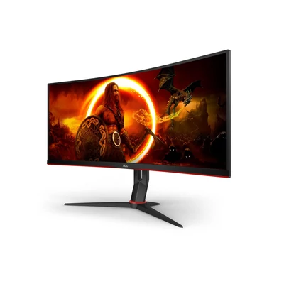 Kép 2/9 - AOC 34" CU34G2XP/BK LED Curved