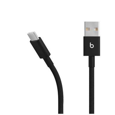 Kép 2/2 - Apple Beats USB-A to USB-C Woven Cable 1,5m Bolt Black (Two-Pack)